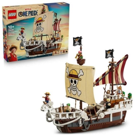 Barco Pirata LEGO ONE PIECE Going Merry 75639 1376 Peças 5 Minifiguras
