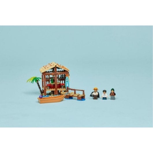 Set de Construcción LEGO ONE PIECE Cabaña del Pueblo Molino 299 Piezas Minifiguras Luffy Shanks Makino