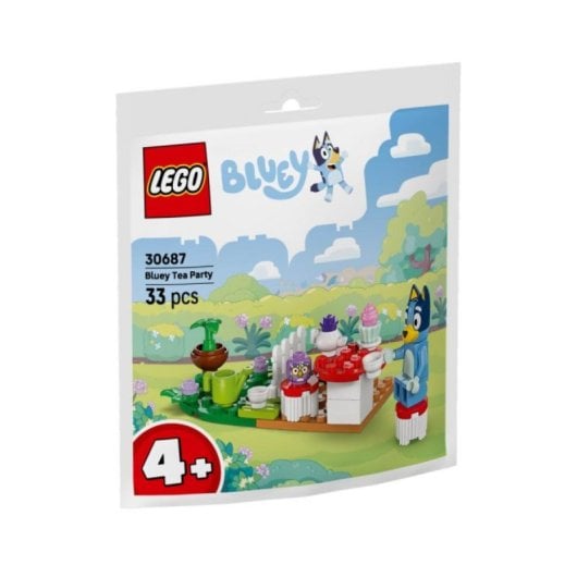Set LEGO Bluey Fiesta del Té 30687 Bluey con Balcón y Accesorios de Jardín