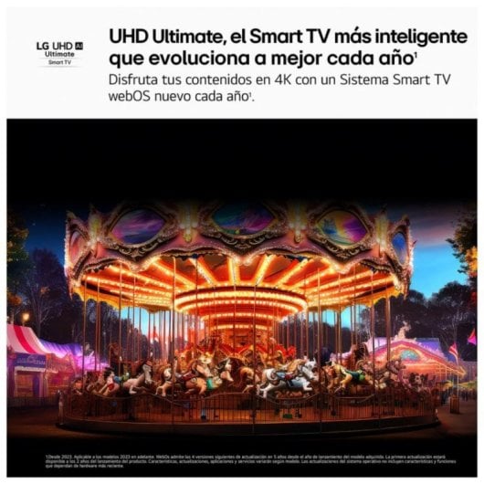 TV LG UHD α7 Gen8 50" 4K Smart TV HDR10 HLG WebOS 25 AI Sound Pro