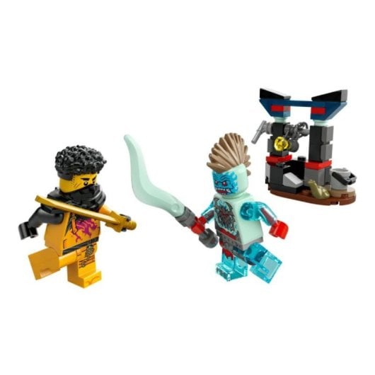 Set LEGO Ninjago Batalla de Arin vs Dragoniano 30700 Fuente Cabrestante y 2 Minifiguras