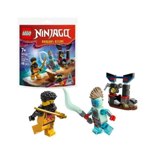 Set LEGO Ninjago Batalla de Arin vs Dragoniano 30700 Fuente Cabrestante y 2 Minifiguras