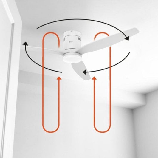 Ventilador de Techo Taurus Polar 3B Pure DC 30W LED 24W 132 cm 3 Aspas Madera