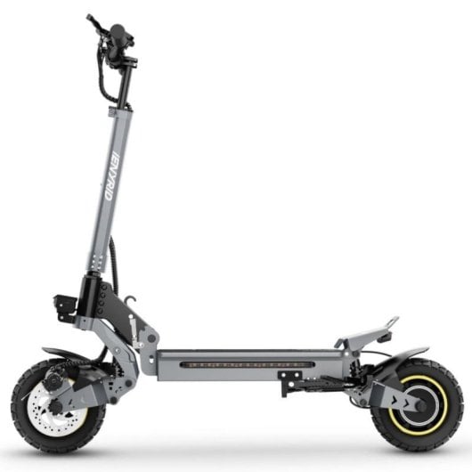 Patinete eléctrico 45 km/h 700 W con suspensión y luces LED plegable aluminio