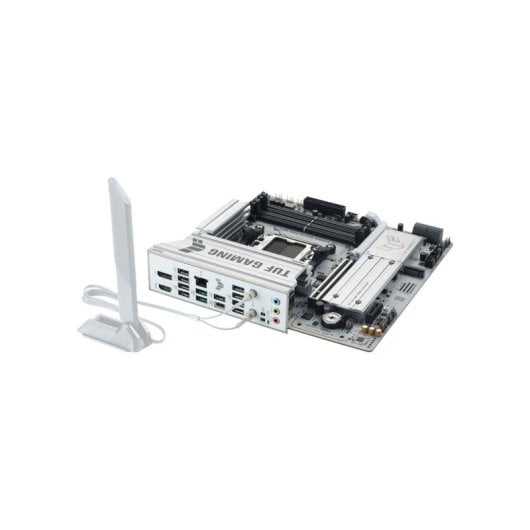 Placa Base ASUS B850M-PLUS WiFi7 W AM5 Micro ATX DDR5 RAID RGB Weiß