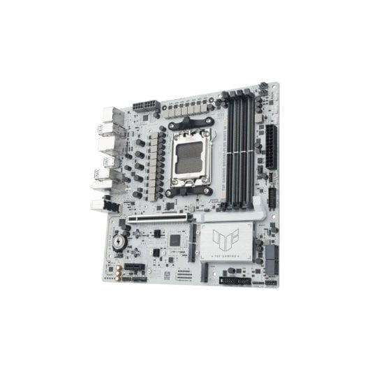 Placa Base ASUS B850M-PLUS WiFi7 W AM5 Micro ATX DDR5 RAID RGB Weiß