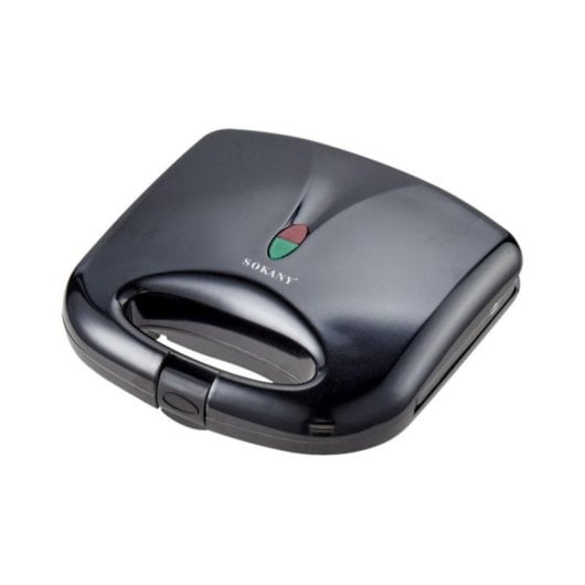 Grill eléctrico portátil 750W Superficie antiadherente y luces LED indicador