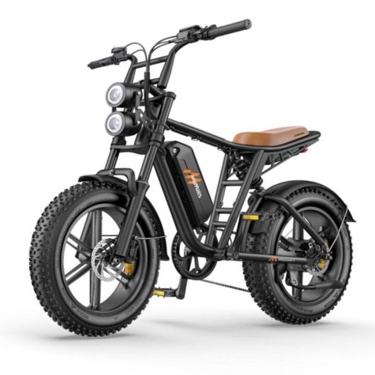 Bicicletta elettrica HillMiles MileZoom 1 250W doppia sospensione pneumatici 20 x 4 pollici