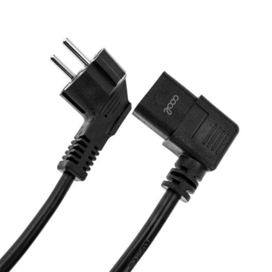 Cavo Alimentazione Universale COOL LXBRNDTR 1,8 m Nero Angolare
