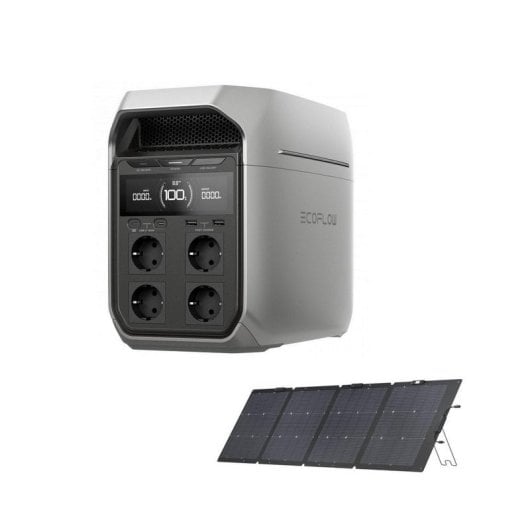 EcoFlow Delta 3 Plus Estación de Energía Portátil 1024Wh + Panel Solar 220W