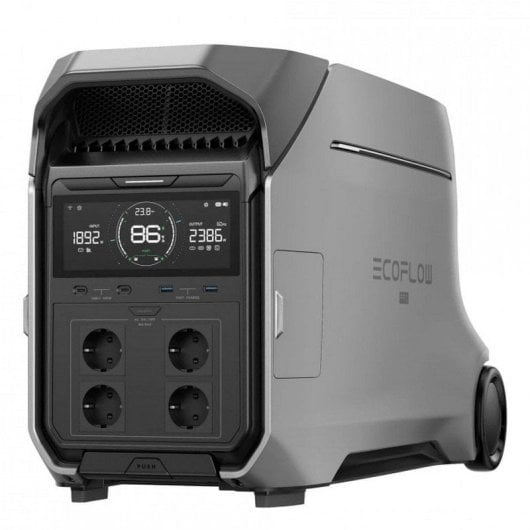 Ecoflow Estación Energía 4000Wh/ 4000W Delta 3 Pro + Panel Solar 400W