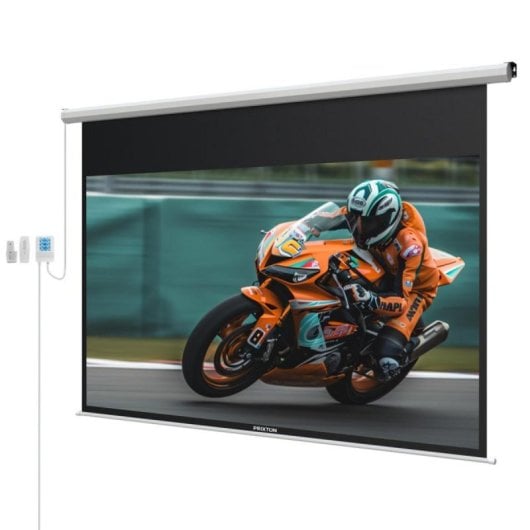 Schermo di Proiezione PrixTon Cinema Max 100" Elettrico 4 Strati 16:9 Motore Silenzioso PVC