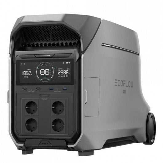 Ecoflow Batería para Estación de Energía 4000Wh/ 4000W Delta 3 Pro + Estación Energía 4000Wh/ 4000W Delta 3 Pro