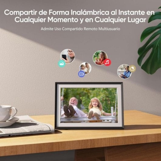 Cornice digitale ARZOPA 32GB WiFi Touch IPS 10,1" Frameo App Rotazione Automatica