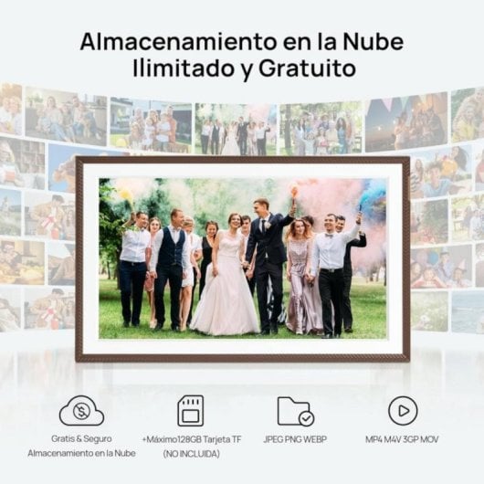 Cornice digitale Arzopa Touch 15,6" IPS Cloud Storage WiFi Schermo Full HD Antiriflesso