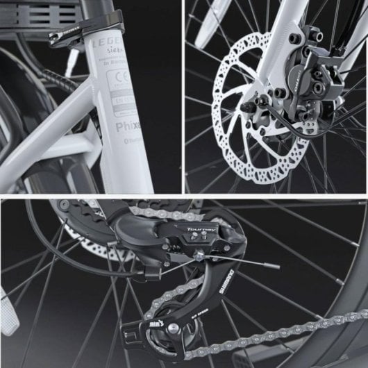 Legend Siena Bicicleta Elétrica Dobrável Recondicionada com 24", 250W, 36V/13Ah, Travões Hidráulicos