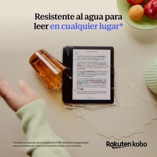 E-Book Reader Kobo Libra Colour 7" Wi-Fi Bluetooth wasserdicht Stylus 32 GB Schwarz