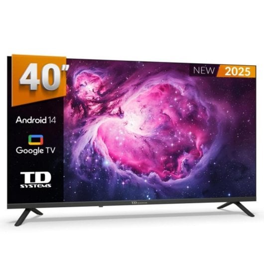 TV TD Systems DLED PRIME40C21GLE 40" Full HD Google TV Chromecast Control por Voz