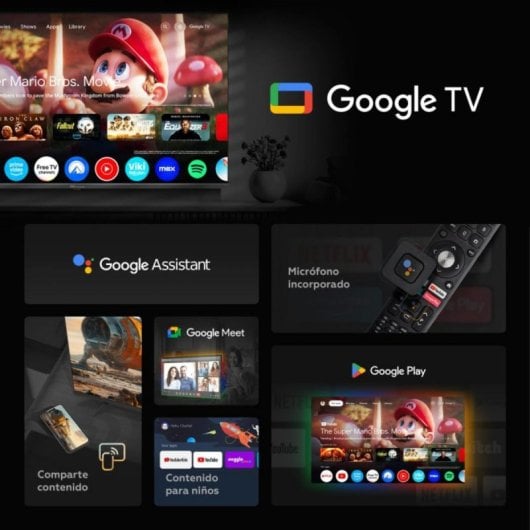 TV TD Systems DLED PRIME40C21GLE 40" Full HD Google TV Chromecast Control por Voz