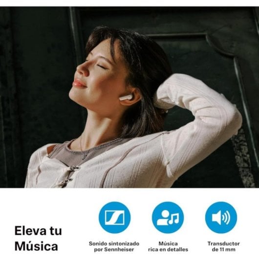 Sennheiser ACCENTUM Open Auriculares Bluetooth True Wireless Crema