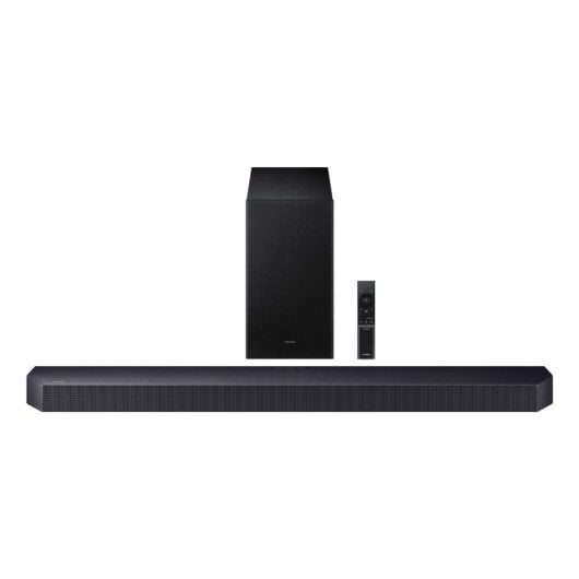 Barra de sonido Samsung Q600F Bluetooth HDMI eARC 9 altavoces Subwoofer SpaceFit Pro