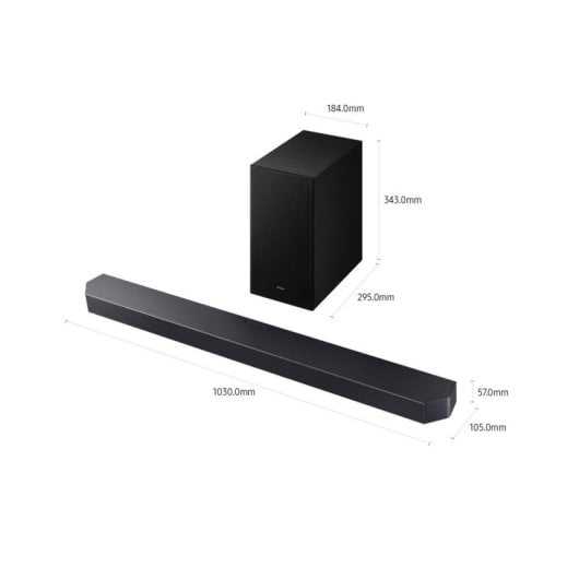 Barra de sonido Samsung Q600F Bluetooth HDMI eARC 9 altavoces Subwoofer SpaceFit Pro