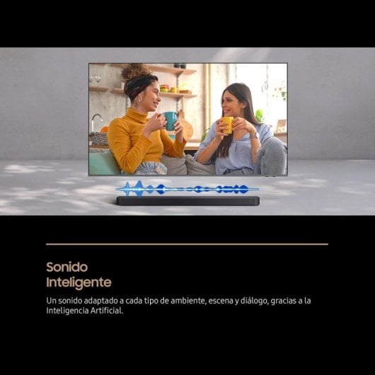 Barra de sonido Samsung Q600F Bluetooth HDMI eARC 9 altavoces Subwoofer SpaceFit Pro