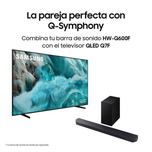 Barra de sonido Samsung Q600F Bluetooth HDMI eARC 9 altavoces Subwoofer SpaceFit Pro