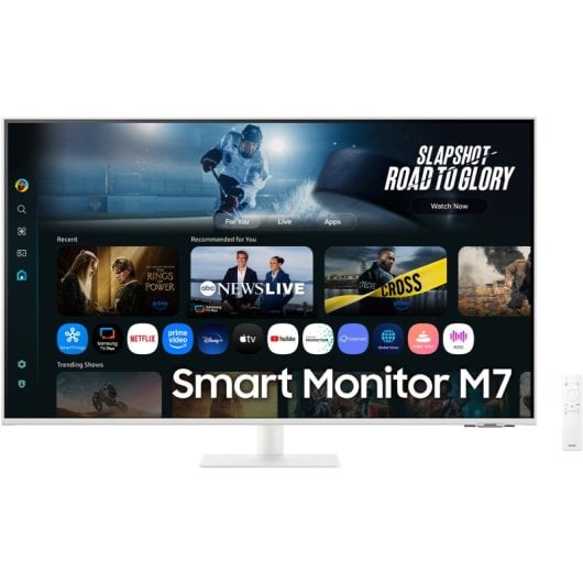 Samsung Smart Monitor M7 M70F 43" 4K Ultra HD 60Hz VA Smart HDR10 Bianco