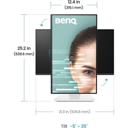 Monitor BenQ GW2490TC 23,8" FullHD 144Hz IPS USB-C 5ms Altoparlanti Bianco