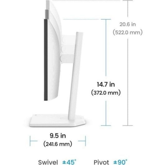 Monitor BenQ GW2490TC 23,8" FullHD 144Hz IPS USB-C 5ms Altoparlanti Bianco