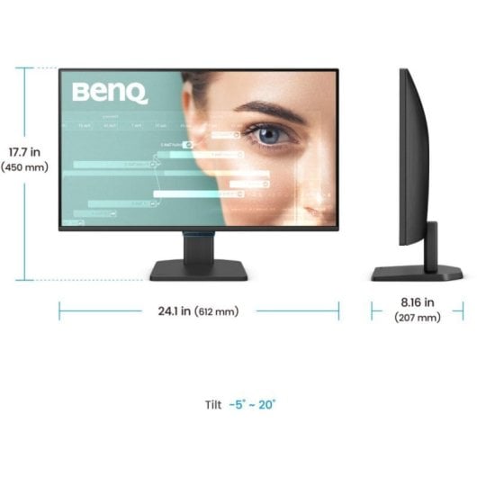 Monitor BenQ GW2790C 27" FullHD 144Hz IPS USB-C Eye-Care 5ms Haut-parleurs