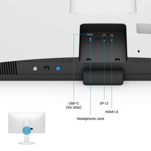 Monitor BenQ GW2790TC 27" FullHD 144Hz IPS USB-C Ergonomisch 5ms Lautsprecher Weiß