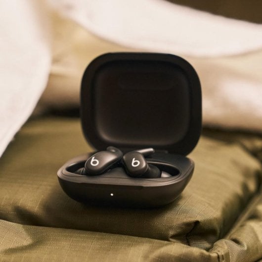 Auriculares Beats Powerbeats Fit inalámbricos Bluetooth con Cancelación de Ruido ANC, resistentes al agua IPX4, uso deportivo, negros azabache