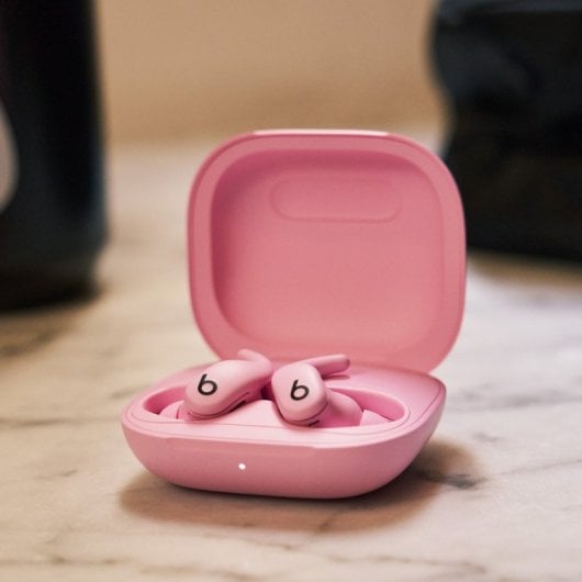 Casque de sport sans fil Bluetooth ANC Beats Powerbeats Fit, rose électrique