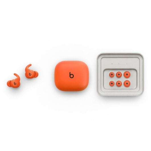 Beats Powerbeats Fit Kabellose Bluetooth ANC-Sportkopfhörer, Electric Orange