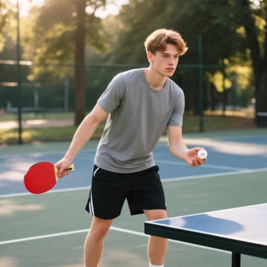 Sportnow Palas De Ping Pong Con 4 Raquetas 8 Pelotas Y Estuche De Transporte