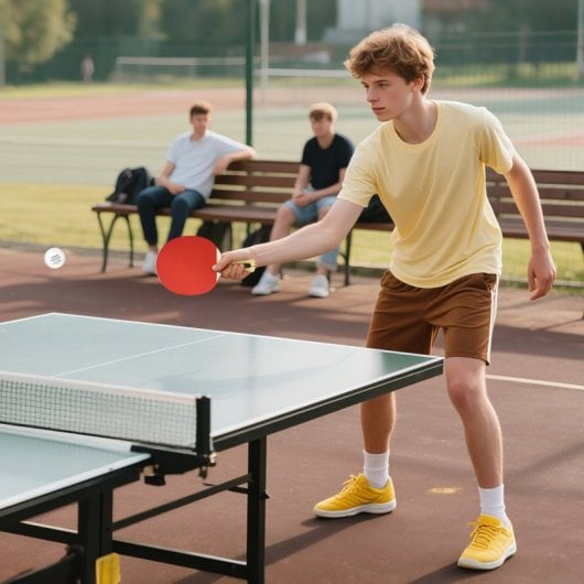 Sportnow Palas De Ping Pong Con 4 Raquetas 8 Pelotas Y Estuche De Transporte