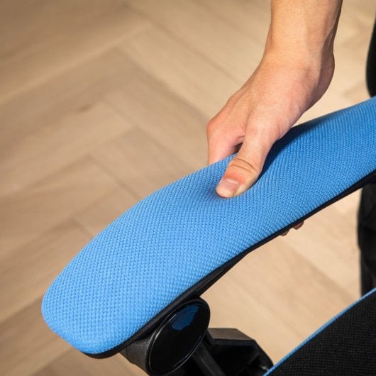 Vinsetto Silla Gaming Con Reposapiés Retráctil Respaldo Reclinable Azul