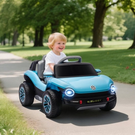 Aiyaplay Coche Eléctrico Para Niños De +3 Años Volkswagen E-buggy Azul