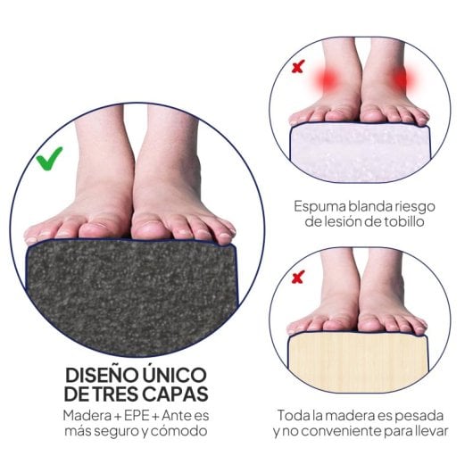 Homcom Barra De Equilibrio Gimnasia Plegable 210 Cm Para Entrenamiento En Casa