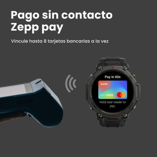 Smartwatch Amazfit T-Rex 3 Pro GPS + Bluetooth + display AMOLED + resistenza all'acqua