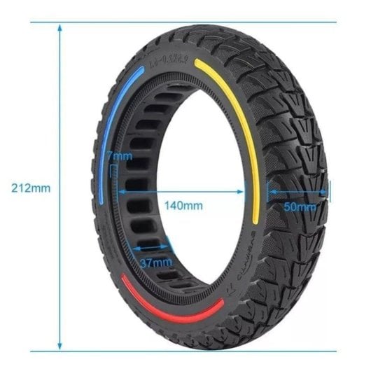 Neumatique Sólido Antipinchazos F10mobility 9.5x2.5-6.1 pour Niu ou Bongo