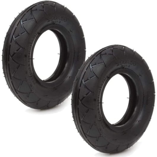 F10mobility Dos Neumáticos 200×50-4 De 8 Pulgadas Cubierta De Repuesto