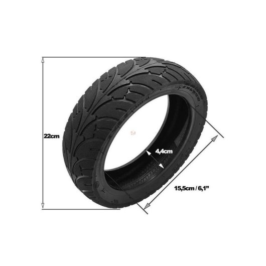 Capa de substituição para scooter Cecote F10mobility tamanho da roda 9x2,5-6,1