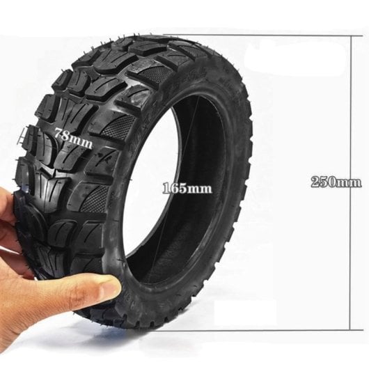 F10mobility Neumático Medida 10x2.75-6.5 O 70/65-6.5 Todoterreno Tubeless (no Necesita Cámara)