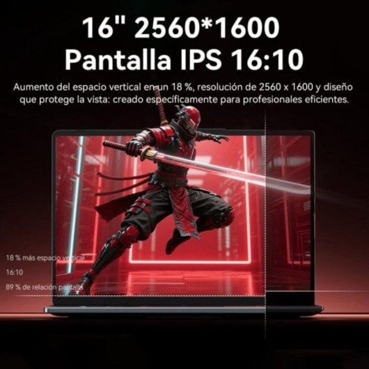 Portátil Vanwin NS316 16.1" Ryzen 7 7735HS 16GB 512GB SSD Radeon 680M Cinzento Windows 11 Pro Impressão Digital