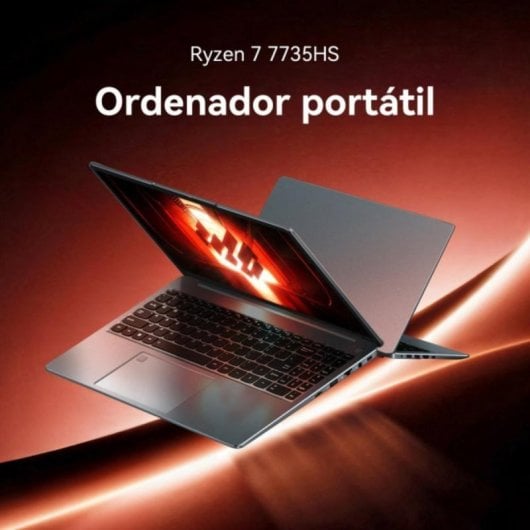 Portátil Vanwin NS316 16.1" Ryzen 7 7735HS 16GB 512GB SSD Radeon 680M Cinzento Windows 11 Pro Impressão Digital