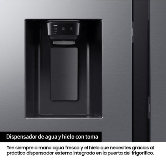Frigorífico Samsung Americano 178 cm 640 L D Inox Wi-Fi No Frost Dispensador AI