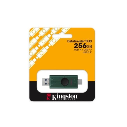 Clé USB Kingston DataTraveler Duo 256GB USB-A et USB-C design coulissant